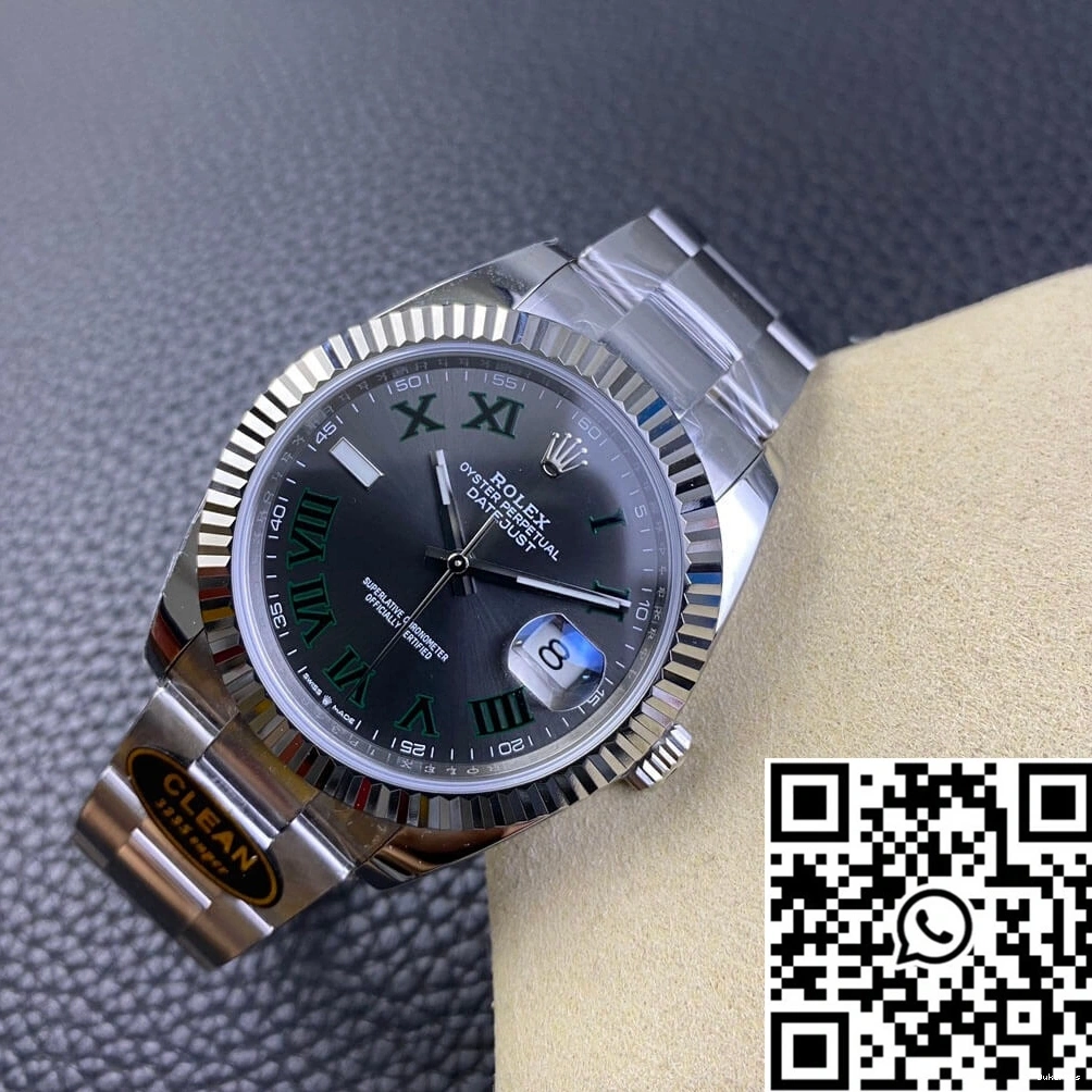 Grey Dial Factory Clean Rolex Datejust M126334-0021 0116